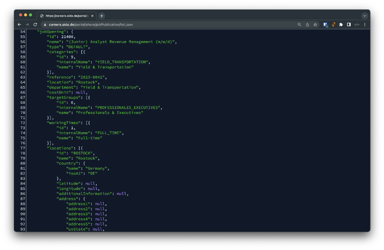 JSON File