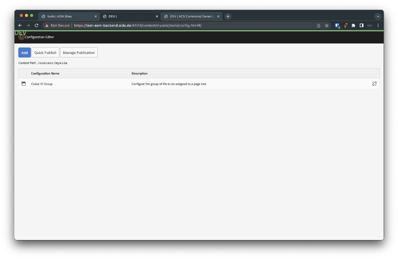 Configurator Editor