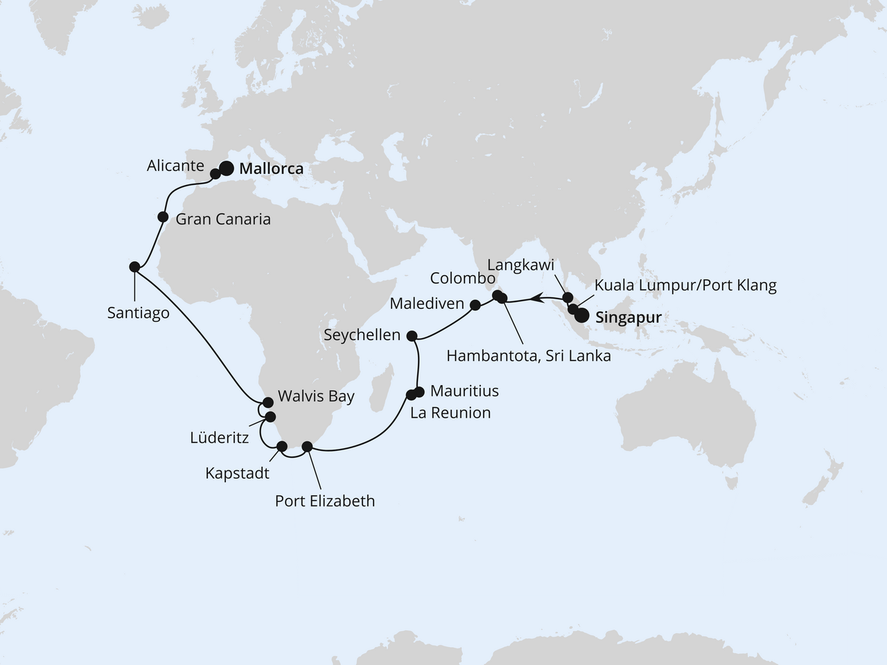 Cruise Map