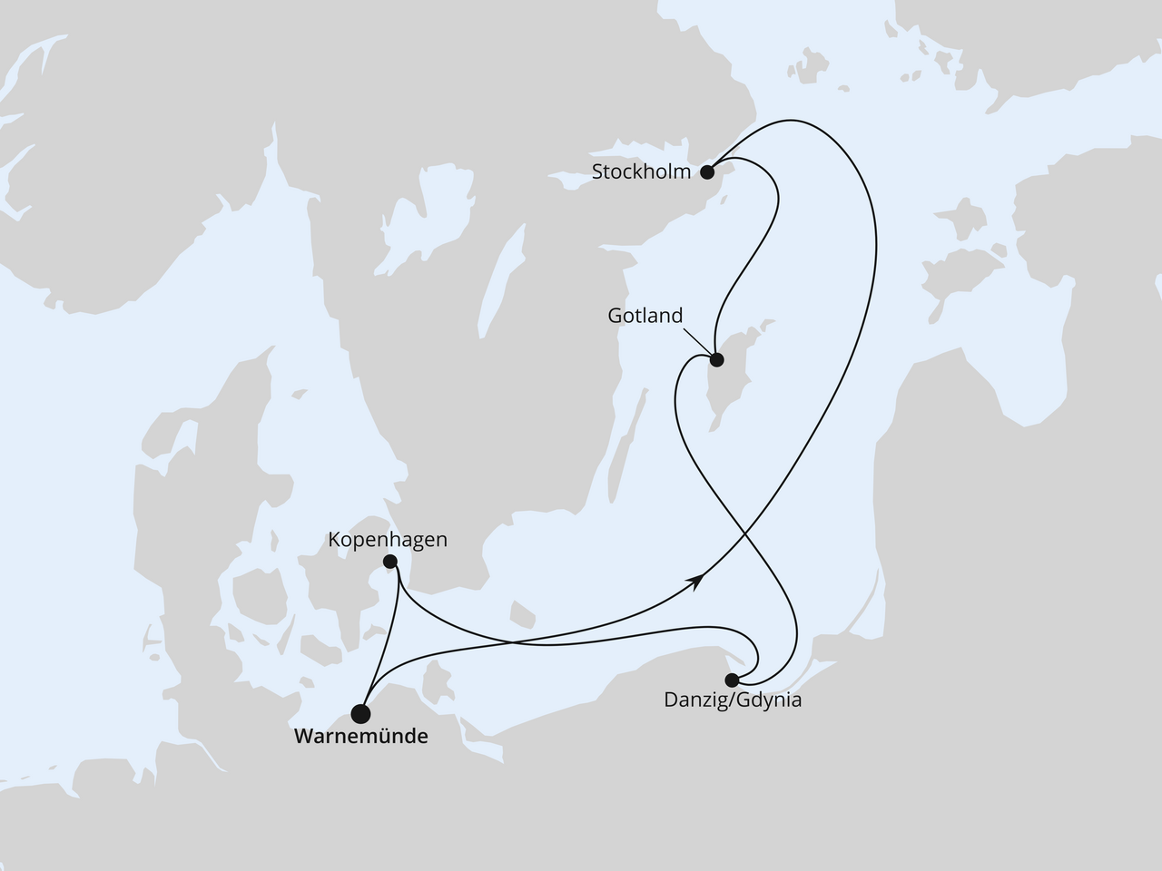 Cruise Map