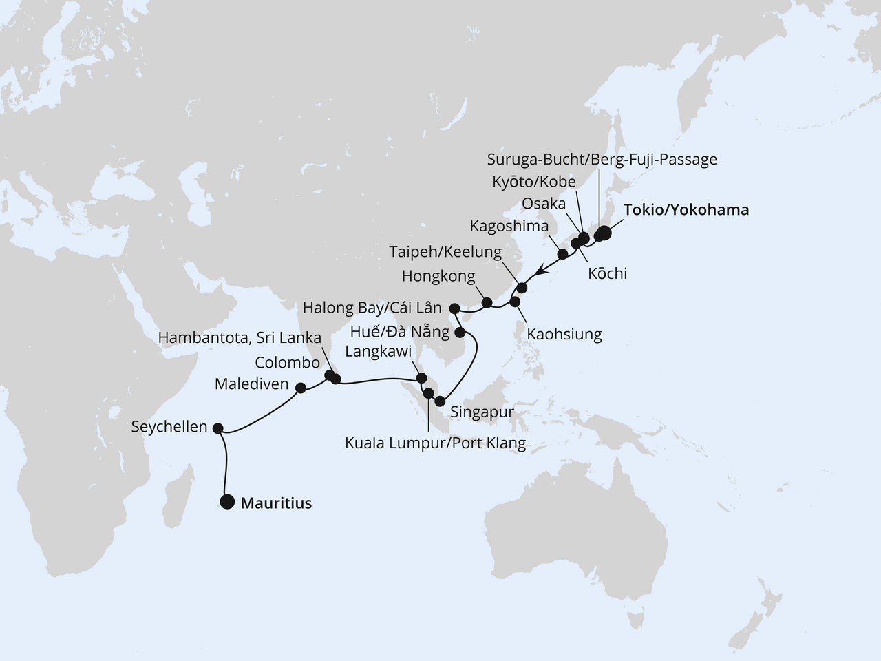 Cruise Map
