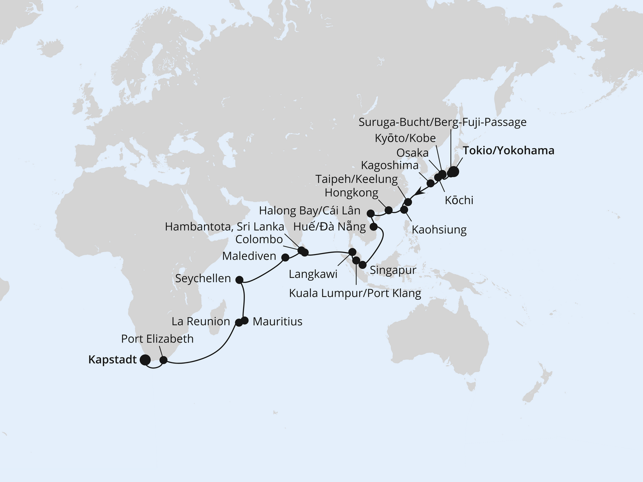 Cruise Map