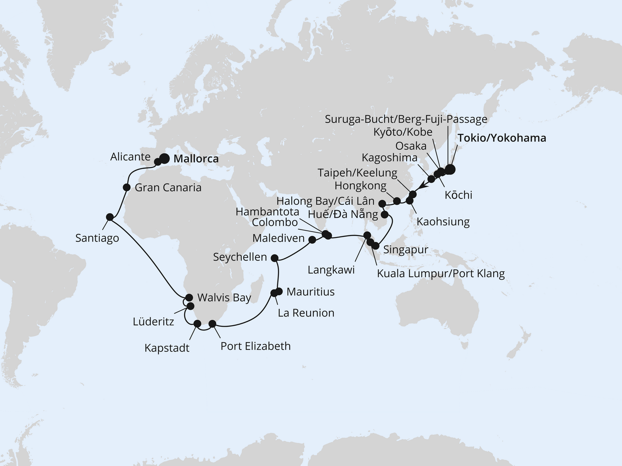 Cruise Map