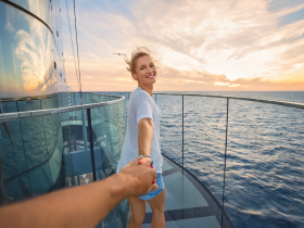 cruise sunset